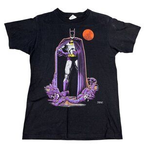 VTG Batman DC Comics 1988 Black T-Shirt Sz Medium